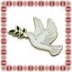 Martisor Brosa Porumbel Ramura Maslin