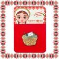 Martisor Brosa Pisica Cosul de Tricotat