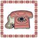 Martisor Brosa Telefon Roz