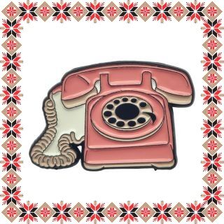 Martisor Brosa Telefon Roz