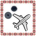 Martisor Brosa Avion Calator prin Lume