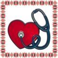 Martisor Brosa Stetoscop Inima Medic