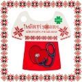 Martisor Brosa Stetoscop Inima Medic