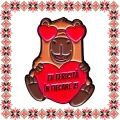 Martisor Brosa Capybara Fericit