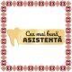 Martisor Brosa Ecuson Inox Placat Aur 18K Stomatolog Dedicatie Asistenta