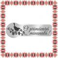Martisor Brosa Ecuson Inox Argintiu Zoom Primavara Minunata