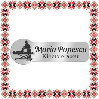 Martisor Personalizat Brosa Ecuson Inox Argintiu Kinetoterapeut Nume