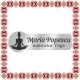 Martisor Personalizat Brosa Ecuson Inox Argintiu Instructor Yoga Nume