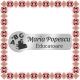 Martisor Personalizat Brosa Ecuson Inox Argintiu Educatoare Nume