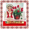 Martisor Personalizat Brosa Ecuson Inox Placat Aur 18K Instructor Yoga Nume