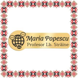 Martisor Personalizat Brosa Ecuson Inox Placat Aur 18K Profesor Limbi Straine Nume