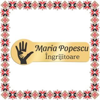 Martisor Personalizat Brosa Ecuson Inox Placat Aur 18K Ingrijitoare Nume