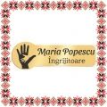 Martisor Personalizat Brosa Ecuson Inox Placat Aur 18K Ingrijitoare Nume