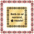Martisor Brosa Inox Placat Aur 18K Romb Barbati Noroc Nasule