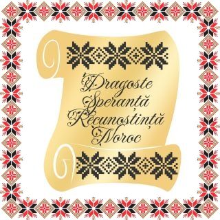 Martisor Brosa Inox Placat Aur 18K Scrisoare Traditie Emotii in Dar