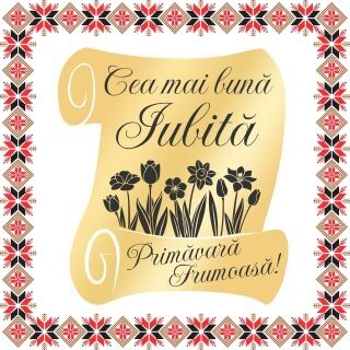 Martisor Brosa Inox Placat Aur 18K Scrisoare Diploma Dedicatie Iubita