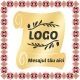 Martisor Personalizat Brosa Inox Placat Aur 18K Scrisoare Logo Companie si Mesaj