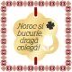 Martisor Bratara Inox Placat Aur 18K Floare Lalea Urare Colega