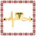 Martisor Bratara Inox Placat Aur 18K Stetoscop Simbol Medical