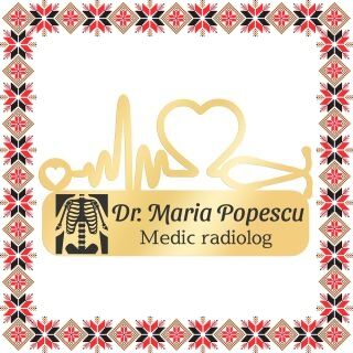 Martisor Personalizat Brosa Inox Stetoscop Doctor Radiolog