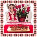 Martisor Brosa Inox Stetoscop Dedicatie Asistenta