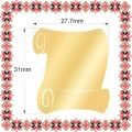 Martisor Brosa Inox Placat Aur 18K Scrisoare Diploma Dedicatie Educatoare