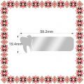 Martisor Personalizat Brosa Ecuson Inox Argintiu Stomatolog Ustensile Nume