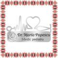 Martisor Personalizat Brosa Ecuson Medical Inox Argintiu Stetoscop Doctor Pediatru
