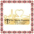 Martisor Personalizat Brosa Ecuson Medical Inox Placat Aur 18K Stetoscop Doctor Obstetrica