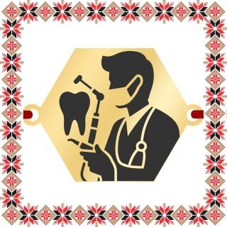 Martisor Bratara Inox Placat Aur 18K Hexagon Asistent Medical Stomatologie