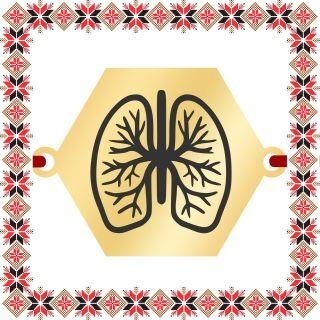 Martisor Bratara Inox Placat Aur 18K Hexagon Medic Pneumolog