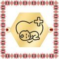 Martisor Bratara Inox Placat Aur 18K Hexagon Medic Neonatolog