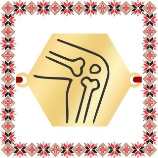 Martisor Bratara Inox Auriu Hexagon Medic Ortoped