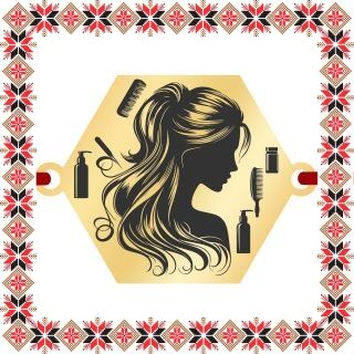 Martisor Bratara Inox Placat Aur 18K Hexagon Hair Artist