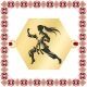 Martisor Bratara Inox Placat Aur 18K Hexagon Karate