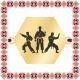 Martisor Bratara Inox Placat Aur 18K Hexagon Arte Martiale