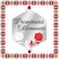 Martisor Bratara Inox Argintiu Hexagon Trandafiri Primavara Minunata