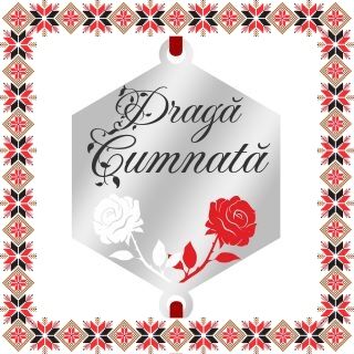 Martisor Bratara Inox Argintiu Hexagon Trandafiri Draga Cumnata