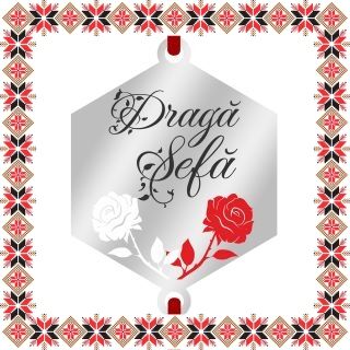 Martisor Bratara Inox Argintiu Hexagon Trandafiri Draga Sefa