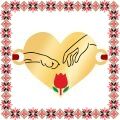 Martisor Bratara Inox Placat Aur 18K Inima Lalea Prietenul Animalelor
