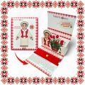 Martisor Bratara Argint 925 Placat Aur 24K Inimioara Potcoava