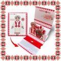 Martisor Bratara Argint 925 Placat Aur Roz 18K Pana Eleganta