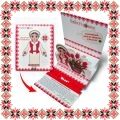 Martisor Bratara Argint 925 Placat Aur Roz 18K Stelute