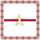 Martisor Bratara Aur 585 14K Contur Steluta