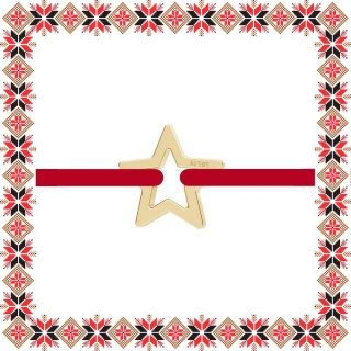 Martisor Bratara Aur 585 14K Contur Steluta