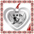 Martisor Semn de Carte Inox Inima Argintie Costi Ingerasul Salvam Suflete Kola Kariola