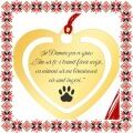 Martisor Semn de Carte Inox Inima Aurie Costi Ingerasul Salvam Suflete Kola Kariola