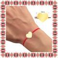 Martisor Personalizat Bratara Inox Inima Aurie Te Iubesc Nume