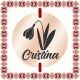 Martisor Bratara Inox Banut Rose Gold Nume Cristina