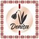 Martisor Bratara Inox Banut Rose Gold Nume Denisa